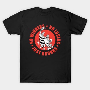 Rugby supporter t shirt cartoon style T-Shirt